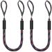 Botepon Boat Bungee Dock Lines, Boating Gifts for Men, Boat Accessories, Pontoon Accessories, Mooring Lines for Bass Boat, 4 Feet 4 feet stretches to 5 1/2 feet