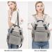 VS VOGSHOW Diaper Bag Backpack: Stylish & Durable Gray Maternity Nappy Bag - Buy Online on SooperMarket.com