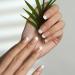 Danni & Toni Half-Hardened Gel Nail Films - Happy-Go-Lucky | Spring French Nail Stickers White Pink Nail Wraps - 28 Stickers for Perfect Nails - Buy Online on SooperMarket.com