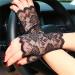 Grunge Wedding Gloves | Fingerless Sun Protection & Rave Short Gloves - Buy Online on SooperMarket.com