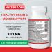 Nutridom 5-HTP 100mg 5-Hydroxy-L-tryptophan Supplement Supports Healthy Mood Balance Non-GMO Vegan Gluten-Free (60 Veggie capsules) - Buy Online on SooperMarket.com