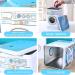 Powder Detergent Container Powdered Laundry Detergent Container with Lid Large Capacity Laundry Detergent Container Washing Machine Modeling with Perspective Window for Storage - Buy Online on SooperMarket.com