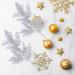 20Pcs Silver Christmas Tree Picks - Glitter Pine Branches for Holiday Crafts & Decor - Buy Online on SooperMarket.com