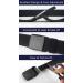 LionVII Mens Nylon Casual Belt with Plastic Buckle - Adjustable Fit 27-46 Waist Gray - Buy Online on SooperMarket.com