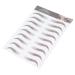 6D Waterproof Eyebrow Sticker - Professional Eyebrow Transfer Tool for Women & Girls | Brown | International Shipping - Buy Online on SooperMarket.com