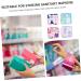 4pcs Menstrual Pad Storage Bag Set | Zip Lock Organizer Pouch for Women | Cotton Portable Travel Case | Pad Holder with Zipper - Buy Online on SooperMarket.com