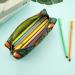 Canvas Lparkin Spring Pencil Case - Forest Animals Motif Zippered Gadget & Makeup Bag | Perfect Gift for Men & Women - Buy Online on SooperMarket.com