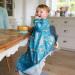 Bibetta Wipeezee Premium Baby Weaning Bibs | Waterproof Coverall Bibs for 6 month+ | Eco Friendly & Durable | Turquoise Sea Creatures Design - Buy Online on SooperMarket.com