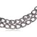 Nobby Chain Choker Two-Row Chrome - Silver Size S 45 cm 2.5 mm - International Shipping - Buy Online on SooperMarket.com
