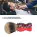 Synthetic Hair Shaving Brush with Red Resin Grip | Barber Salon Tool for Face Hair Cleaning | Best Gifts for Men & Women - Buy Online on SooperMarket.com