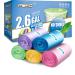 Small Trash Bag, 2.6 Gallon Garbage Bags FORID Bathroom Trash can Liners for Bedroom Home Kitchen 150 Counts 5 Color BEST SELLER: 2.6 Gallon - 150 Pack 150 Count (Pack of 1)