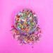 Premium Rainbow Sugar Strands 500g - Edible Multicolored Sprinkles for Baking & Decorating - 8 Vibrant Colors - Ideal for Cupcakes, Cakes, Ice Cream & Desserts - Buy Online on SooperMarket.com