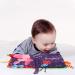 SOSPIRO Baby Cloth Book for Toddlers - Soft 3D Animal Tails, Safe & Non-Toxic - Early Learning & Gifts for 0-3 Year Olds - Rabbit Design - Buy Online on SooperMarket.com
