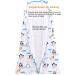 Chilsuessy 2.5 Tog Baby Sleeping Bag | Penguin Family Design | 100% Cotton Nursery Bedding | 130cm/4-6 Years | All Year Round Wearable Blanket - Buy Online on SooperMarket.com