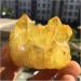 Natural Crystal Rough Beautiful Lemon Yellow Plated Quartz Crystal Clusters 90-100g - Buy Online on SooperMarket.com