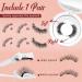 Magnetic Eyelashes with Applicator Higu clace Magnetic Lashes Natural Look 1 Pair Reusable Eyelashes Magnetic Without Eyeliner No Glue Needed Eye Lashes Magnetic Easy to Wear and Remove(Style A) STYLE-A - Buy Online on SooperMarket.com
