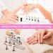 Flasoo Acrylic Nail Holder Stands Set with Magnetic Tip Holders - Silver - Buy Online on SooperMarket.com