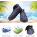 Rehomy Waterproof Shoe Covers | Non-Slip Silicone Rain Overshoes with Zipper | Outdoor Shoe Protector for Kids, Men, Women | Black L (EU 38-42) - Buy Online on SooperMarket.com