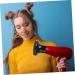 Baluue 3 Pcs Hair Styling Hood Protective Cover Salon Hair Dryer Cover Hair Dryer for Curly Black Abs 16x15cmx3pcs Blackx3pcs - Buy Online on SooperMarket.com