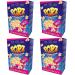 4 x (3x90g) Sweet Microwave Popcorn Whole Grain Snack Lunch Box Treat Food 2-4min Ready Meal