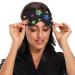 Haskirky Light Blocking Eye Mask - Adjustable for Men and Women | Perfect for Business Trips, Yoga, Meditation, Office Deep Sleep | Rainbow Stars Design - Buy Online on SooperMarket.com