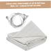 Grounding Mat Silver Conductive Earth Mat with 180inch Grounding Wire Grounding Sheet Foldable Earth Sheets Breathable Grounding Bed Sheet 28 * 52inch - Buy Online on SooperMarket.com