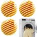 Washing Machine Balls Soft Washing Balls 3 Pcs Machine Ball Softener Tpr Reusable Laundry Balls Quick Drying Washing Balls Deep Cleaning Machine Balls Laundry Softener Balls Yellow - Buy Online on SooperMarket.com