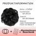 JJStar Large Black Hair Part with Rubber Band - Perfect for Updos Messy Buns & Ponytails | Hair Extensions for Women & Girls - Buy Online on SooperMarket.com