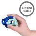 OgoBolli Gummi Teething Ring Sensory Ball Toy for Babies & Toddlers - Non-Toxic Silicone - Blue Blueberry - 6+ Months - Buy Online on SooperMarket.com