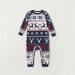 PatPat Family Christmas PJs Matching Sets - Reindeer & Snowflake Patterned Sleepwear | Xmas Pajama Set for Couples & Kids, Baby 12-18 Months, Royal Blue - Buy Online on SooperMarket.com