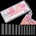 Clear No C Curve Nail Tips for Acrylic Nails Professional  240Pcs XXXL Extra Long Tapered Square Straight Acrylic Nail Tips  Half Cover French Nail Extension False Nails for Manicure Nail Art 12 Sizes 240PCS XXXL Half Co...