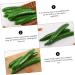 Abaodam 20 Pcs Cucumber Model Green Plants Lifelike Vegetables Realistic Vegetable Window Fake Cucumber Greenx2pcs 24X3CMx2pcs - Buy Online on SooperMarket.com