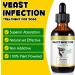 Natural Yeast Infection Drops for Dogs - Itch, Ear Infection, Allergy Relief - Herbal Bacon Flavor - 2 Fl Oz - Buy Online on SooperMarket.com