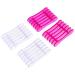 Lurrose 4 pieces of nail pencil holder cosmetic brush holder Bleing pencil holder eye brawe State State pencil rack-up make-up brush rack dryer stand plastic ABS eyeliner manicure
