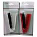 Folding Compact Travel Pocket HAIR BRUSH/COMB  1 Red 1 White by Le Salon
