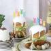 Whaline 60Pcs Easter Cupcake Topper Double-Sided Easter Bunny Cupcake Picks Colorful Rabbit Food Picks for Easter Spring Party Supplies Cake Decorations - Buy Online on SooperMarket.com