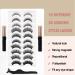 Magnetic Eyelashes Kit with Eyeliner - Natural Looking 10 Pairs | Reusable 3D False Lashes Pack with Tweezers - No Glue Needed! - Buy Online on SooperMarket.com