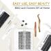 72 Cluster Lashes D Curl | Natural DIY D-MIX B22 Soft Fluffy Eyelash Extensions - Buy Online on SooperMarket.com