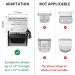 Wahl Hair Clipper Guards Set - 1 1/4 1 1/2 2 NO.16 NO.12 NO.10 - Fits Most Size Clippers - Pack of 3 - Black - Buy Online on SooperMarket.com