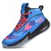 ASHION Children's Basketball Shoes Boys Basketball Shoes Sneakers Mesh Shoes Tennis Shoes for Children Indoor Shoes 37 EU Dark Blue