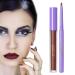 Facynde liquid lipsticks lip liner set-Velvety nude lip gloss make-up sets non-stick cups do not fade waterproof nude lipstick-up gift red