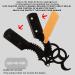 Premium Incaled Razor Puzzle Game Stainless Steel Straight Edge Mustache Cleaner for Camping Travel and Salons Black Gold Edition - Buy Online on SooperMarket.com