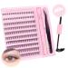 Parriparri Cluster Lashes 200 Pcs Individual Lashes 20D D Curl False Eyelashes Extension Reusable Soft Russian Lashes Extension Diy at Home (20D-0.07D-8-16MM Mix) Kit-0.07D-20D