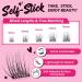 Bamboo Self-Adhesive Eyelash Clusters - 40Pcs | No Glue, No Remover | Reusable Press-On Lashes | Easy to Use - Buy Online on SooperMarket.com