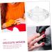 IMIKEYA Glass Jar Diamond Decor Candy Jar Nail Dish with Lid Nail Art Dish Nail Dish Cup Nail Dish Bowl with Lids Dappen Dish for Acrylic Nails Nail Liquid Holder Castor Glass Manicure - Buy Online on SooperMarket.com