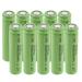 10x Exell 1.2V 600mAh NiMH AAA Size Rechargeable Flat Top Batteries use with high power static applications (Telecoms UPS and Smart grid) radio controlled devices electric tools electric mopeds