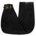 Youngsee Real Hair Clip In Extensions - 35cm Black 120g Remy Human Hair 7PCS - Buy Online on SooperMarket.com