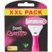Wilkinson Sword Quattro for Women Razor Blades - 6 Pieces (Pack of 2) | Premium Women's Razors for a Smooth Shave - Buy Online on SooperMarket.com