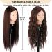 Beauty Star 23.5 Mannequin Head with 80% Real Human Hair + Table Clamp Holder & DIY Hair Styling Set - Dark Brown - Buy Online on SooperMarket.com
