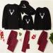 IFFEI Christmas Pyjamas Matching Family Pajamas Set | Xmas Letter Print Tops and Plaid Pants | Women Men Kids Baby Pet | Black/Deer | Kids 4-5 Years - Buy Online on SooperMarket.com